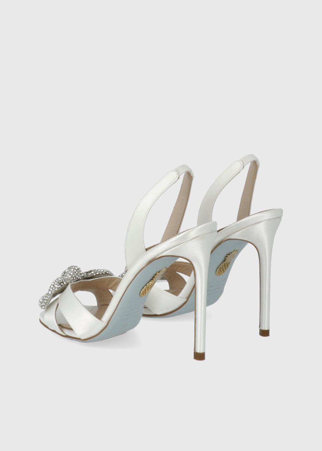 Aquazzura Sandalias Altas Very Bow Tie QZR-VEBTCRSA