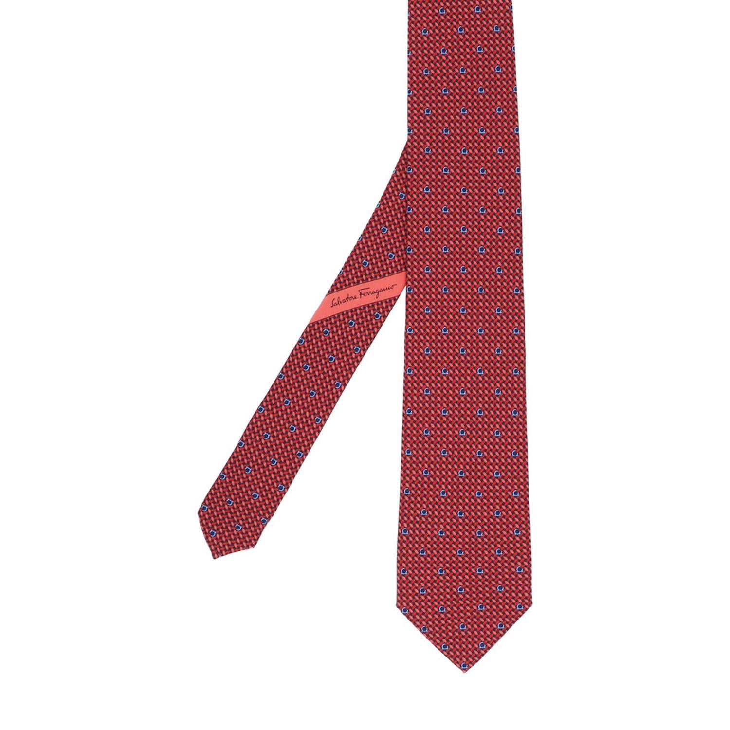 Salvatore Ferragamo corbata de seda estampada FRG-350263